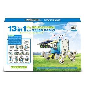 NWT kids engineering toy 13 in 1 solar robot kit unopened